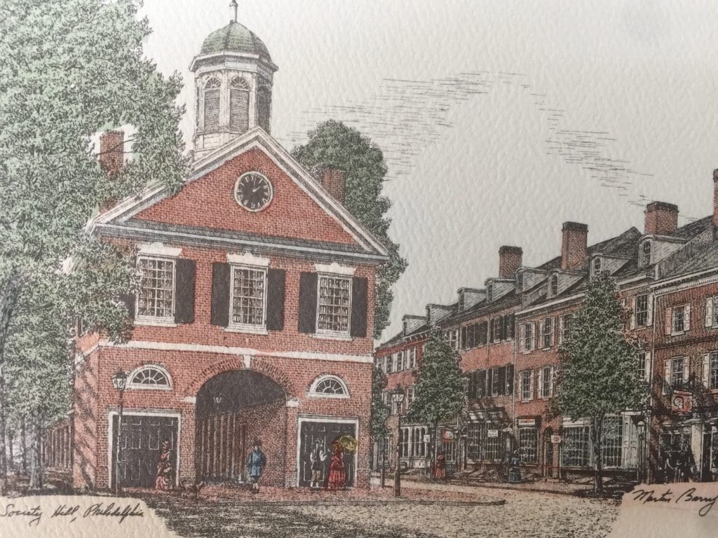 Philadelphia, Society Hill Martin Barry Art Baltimore, Maryland